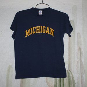 Vintage Russell MICHIGAN T-Shirt 🌵 Youth Medium